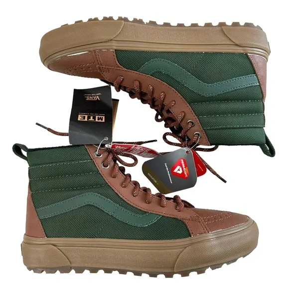 Vans SK8-HI MTE-1 Greeen/Gum Sneaker Men’s Size 7.5/ Women’s Size 9 - Picture 7 of 16